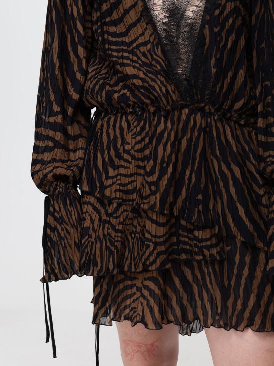 26SS 블루마린 롱 원피스 P622A802A M5179 Brown - BLUMARINE