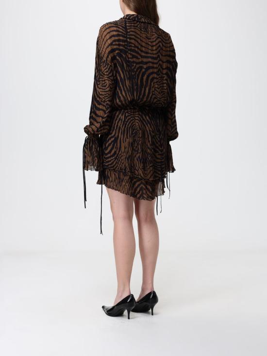 26SS 블루마린 롱 원피스 P622A802A M5179 Brown - BLUMARINE