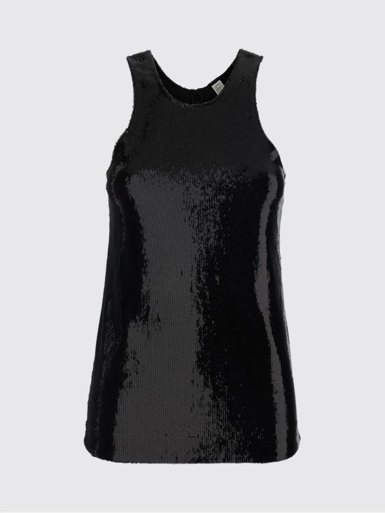 26SS 토템 민소매 티셔츠 261WRT0731FB0593 001 Black - TOTEME