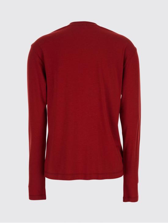 26SS 토템 긴팔 티셔츠 261WRT0588FB0419 344 Red - TOTEME