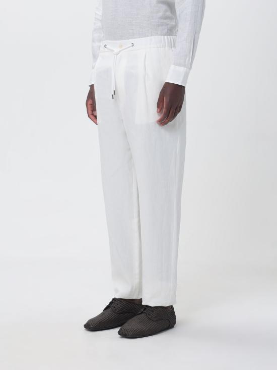 26SS 조르지오 아르마니 스트레이트 팬츠 GM001625TE10954 U0006 Yellow Cream - GIORGIO ARMANI