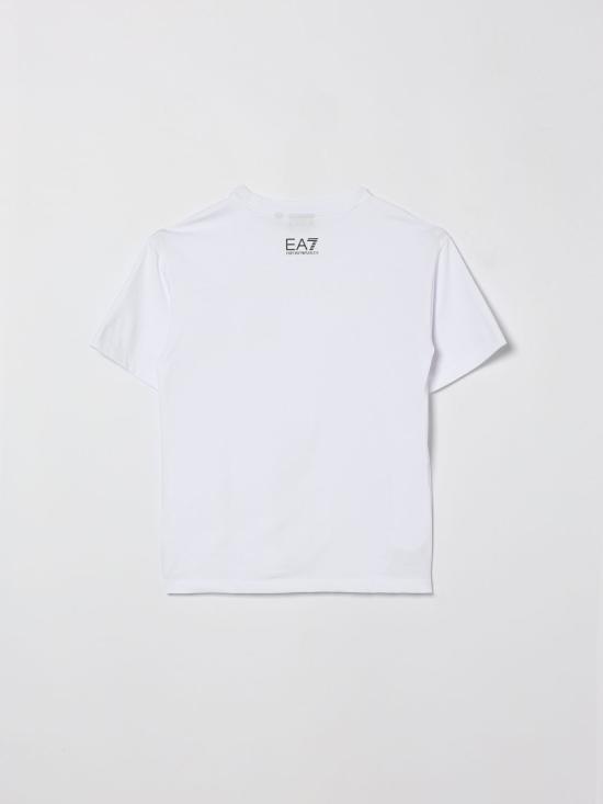 26SS [키즈] 엠포리오 아르마니 티셔츠 7B000262AF12874 U0002 White - EMPORIO ARMANI