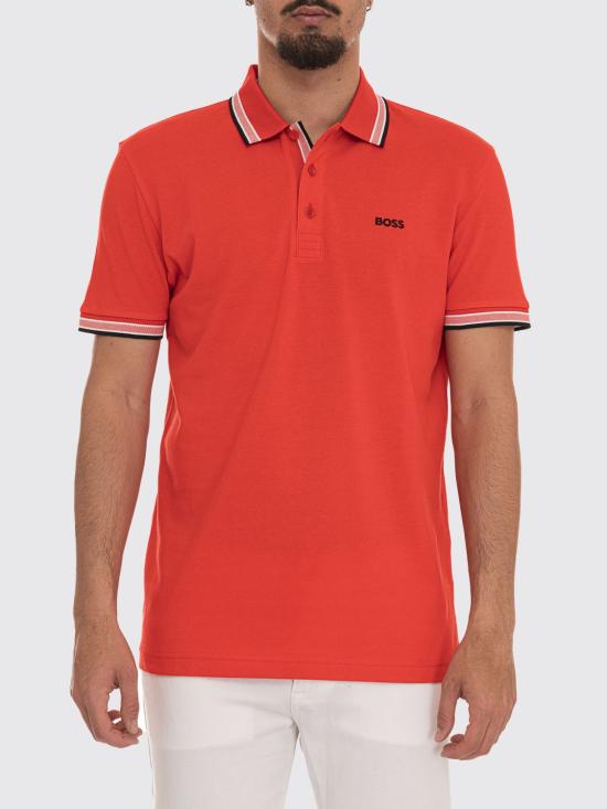 26SS 보스 폴로 티셔츠 50469055 644 Red