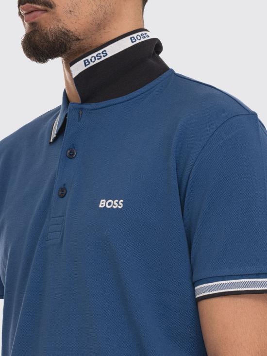 26SS 보스 폴로 티셔츠 50469055 420 Sea - BOSS