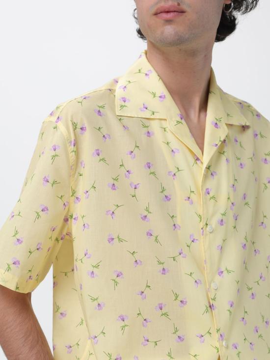 26SS 질샌더 반팔 셔츠 J21DL0268J45353 744 Yellow - JIL SANDER