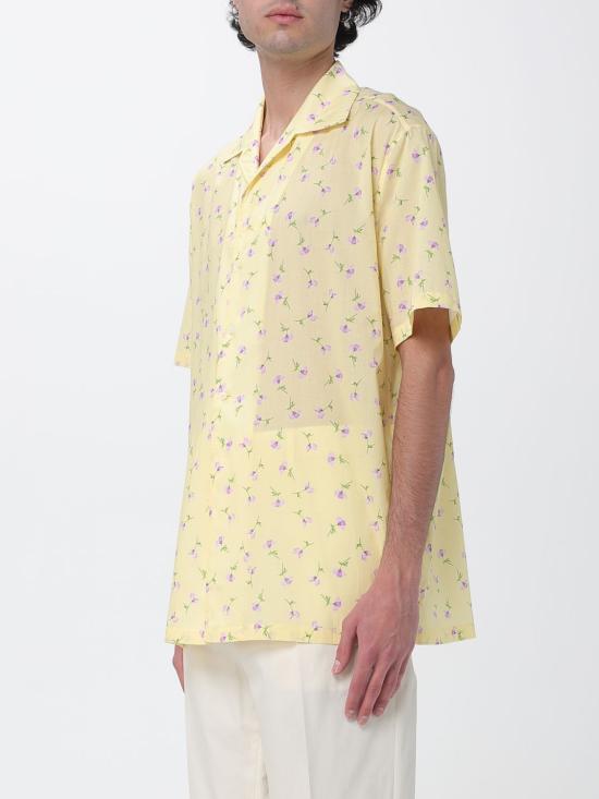 26SS 질샌더 반팔 셔츠 J21DL0268J45353 744 Yellow - JIL SANDER