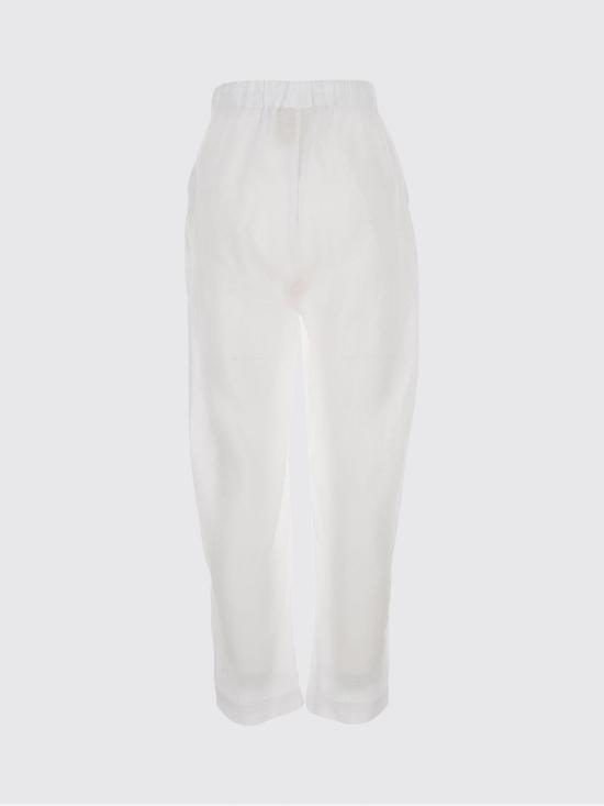 26SS 세미쿠튀르 스트레이트 팬츠 S6SN37 A030 White - SEMI-COUTURE