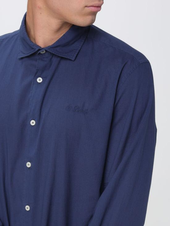 26SS 세인트바쓰 긴팔 셔츠 LCM0001 00097L Navy - MC2 SAINT BARTH