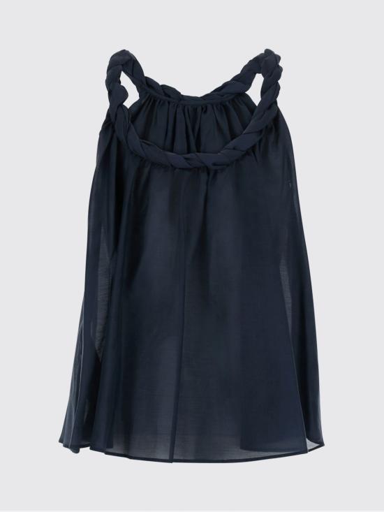 26SS 세미쿠튀르 민소매 티셔츠 S6SI02 N101 Blue - SEMI-COUTURE