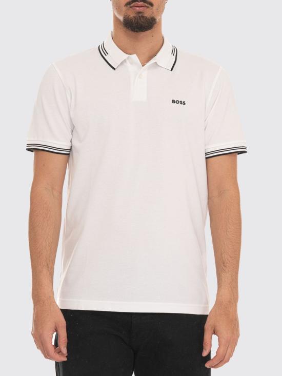 26SS 보스 폴로 티셔츠 50506193 100 White