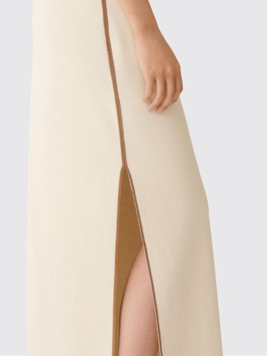 26SS 파비아나 필리피 롱 스커트 GND276F817M181 VR1 White - FABIANA FILIPPI