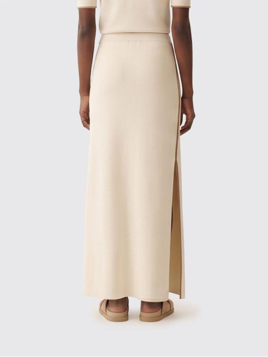 26SS 파비아나 필리피 롱 스커트 GND276F817M181 VR1 White - FABIANA FILIPPI