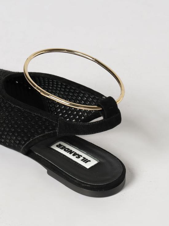 26SS 질샌더 플랫 슈즈 J15WX0019P7587 001 Black - JIL SANDER