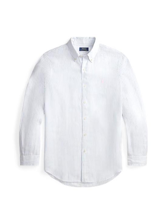 26SS 폴로 랄프로렌 긴팔 셔츠 710B15647 002 WHITE BLUE