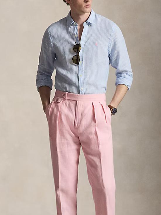 26SS 폴로 랄프로렌 긴팔 셔츠 710B15647 003 BLUE WHITE - POLO RALPH LAUREN