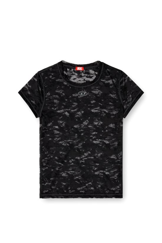 26FW 디젤 반팔 티셔츠 A183150DRAK 900 NERO