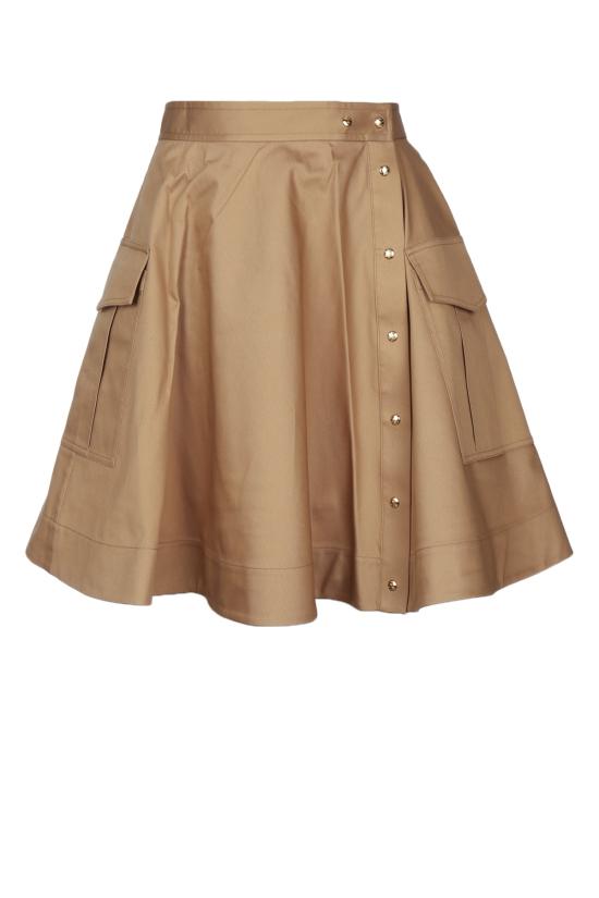 26SS 셀린느 코트 트윌 숏 스커트 RJ09N539W 04CA CARAMEL