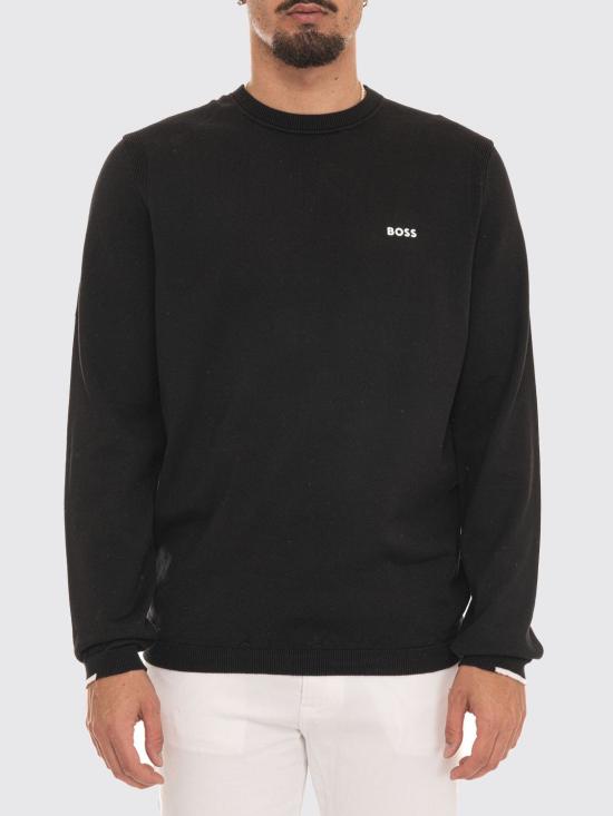 26SS 보스 스웨터 50556145 001 Black