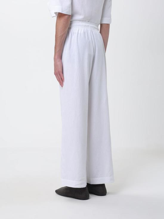 26SS 엠포리오 아르마니 스트레이트 팬츠 EM000586AF20590 U0002 White - EMPORIO ARMANI