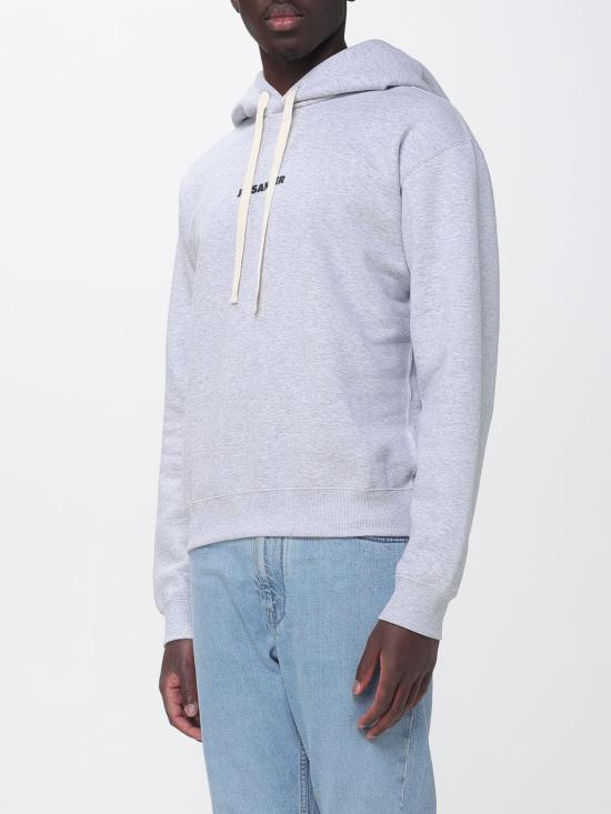 26SS 질샌더 후드 티셔츠 J22GU0149J20133 031 Grey - JIL SANDER
