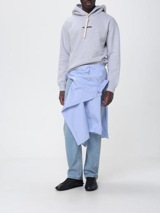 26SS 질샌더 후드 티셔츠 J22GU0149J20133 031 Grey - JIL SANDER
