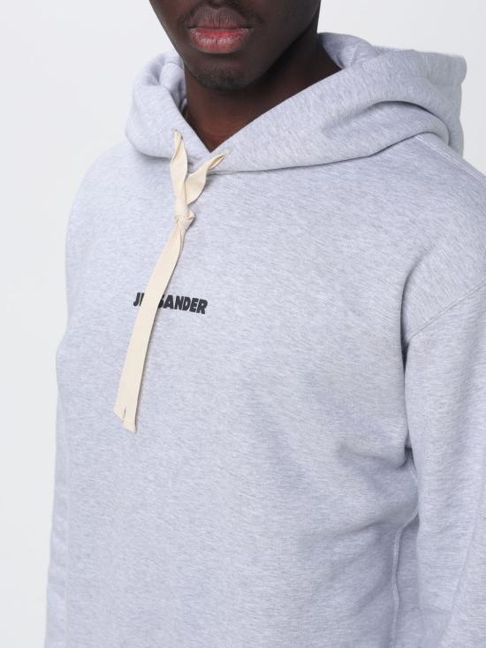 26SS 질샌더 후드 티셔츠 J22GU0149J20133 031 Grey - JIL SANDER
