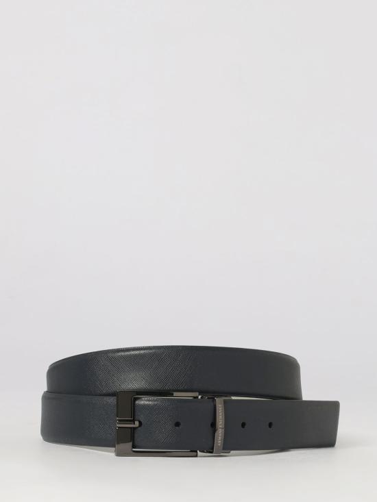 26SS 알마니 가죽 벨트 951060CC236 51635 Navy