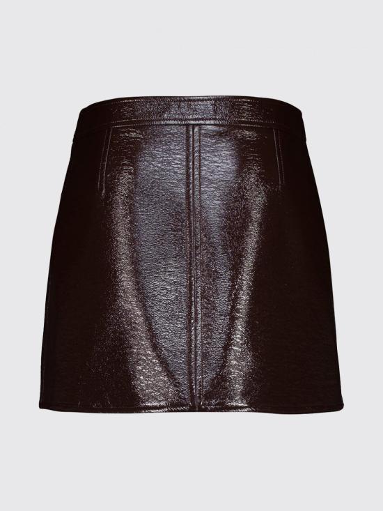 26SS 쿠레쥬 숏 스커트 PERCJU001VY0014 1983 Brown - COURREGES