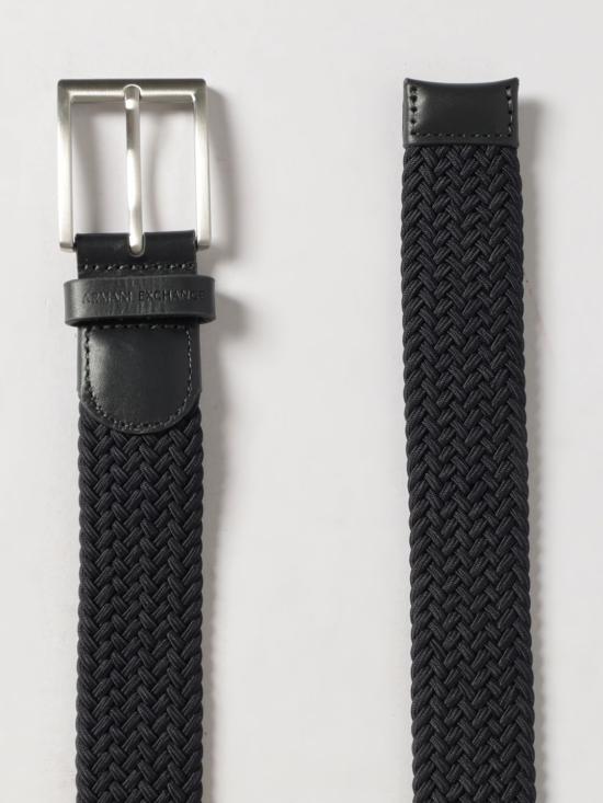 26SS 알마니 가죽 벨트 9513693R863 UB101 Navy - ARMANI