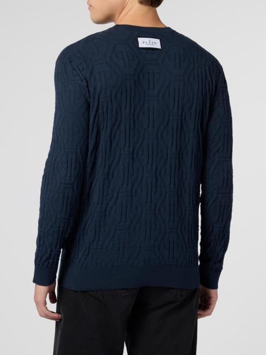 26SS 필립 플레인 스웨터 SAFCMKO1552PTE076N 24 Navy - PHILIPP PLEIN