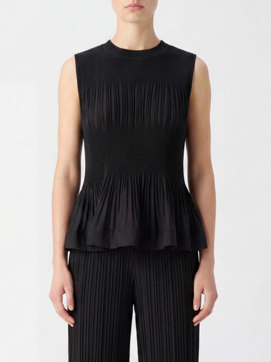 26SS 메이메이즈 민소매 티셔츠 M6EY04 100 Black