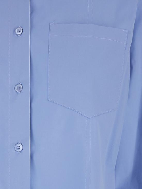 26SS 세미쿠튀르 셔츠 Y6SK10 L51 Gnawed Blue - SEMI-COUTURE