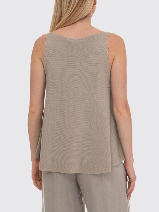 26SS 엠포리오 아르마니 민소매 티셔츠 EW004699AF21567 U8016 Sand - EMPORIO ARMANI