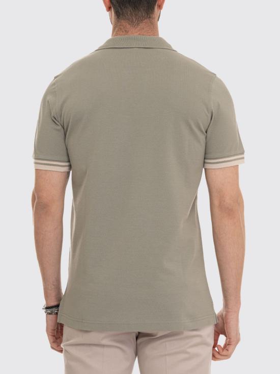 26SS 페이 폴로 티셔츠 NPMB252141STDW V618 Dove Grey - FAY