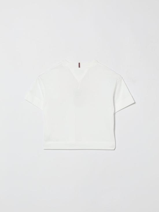 26SS [키즈] 타미힐피거 티셔츠 KG0KG09523 YBR White - TOMMY HILFIGER