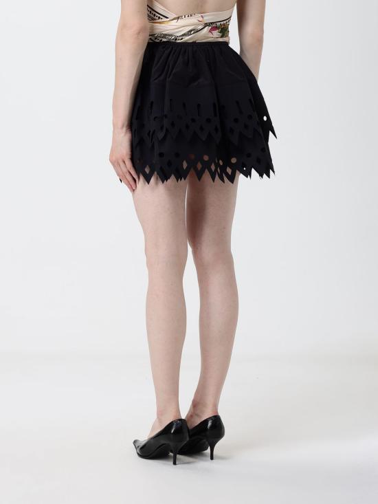 26SS 블루마린 숏 스커트 2G293A N0990 Black - BLUMARINE