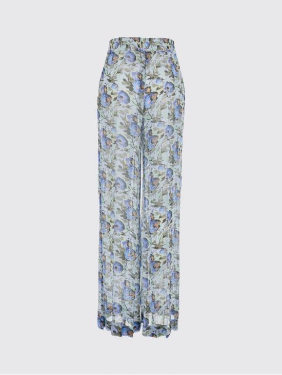 26SS 세미쿠튀르 팔라초 팬츠 Y6SS25 FLW56 Blue - SEMI-COUTURE