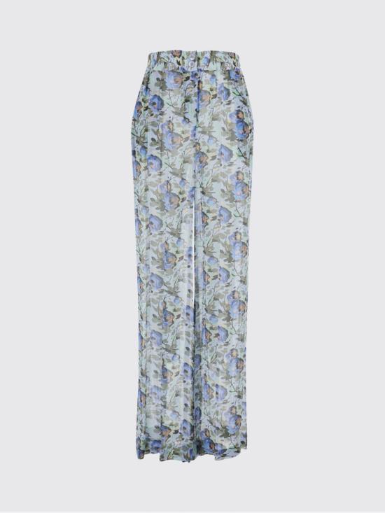 26SS 세미쿠튀르 팔라초 팬츠 Y6SS25 FLW56 Blue - SEMI-COUTURE