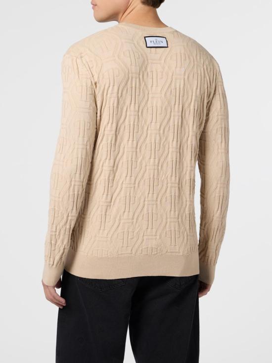 26SS 필립 플레인 스웨터 SAFCMKO1552PTE076N 06 Beige - PHILIPP PLEIN