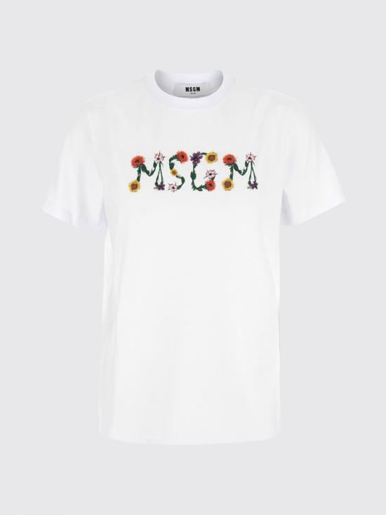 26SS 엠에스지엠 반팔 티셔츠 4041MDM124N267002 01 White - MSGM