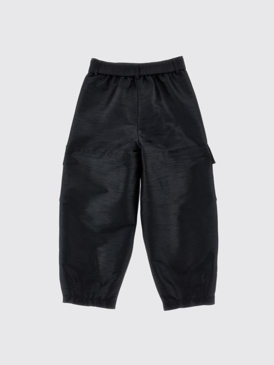 26SS [키즈] 에르마노 설비노 스트레이트 팬츠 Z1G4077126 0050 Black - ERMANNO SCERVINO