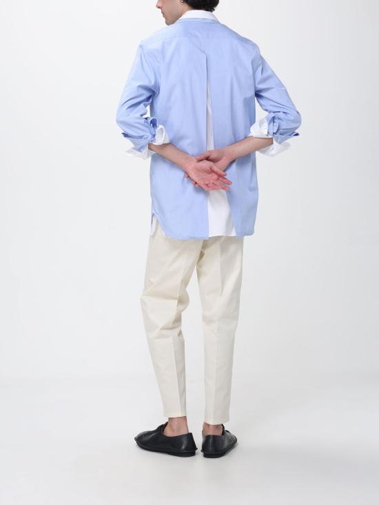 26SS 질샌더 긴팔 셔츠 J21DL0262J45341 458 Gnawed Blue - JIL SANDER