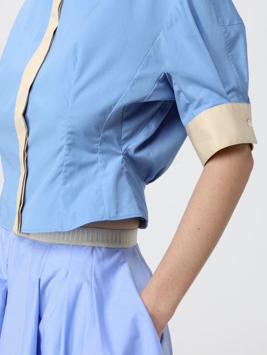 26SS 마르니 셔츠 CAMA0674QSUTC223 00B31 Gnawed Blue - MARNI
