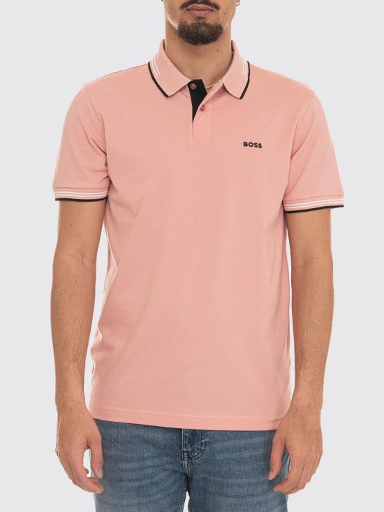 26SS 보스 폴로 티셔츠 50506193 686 Pink