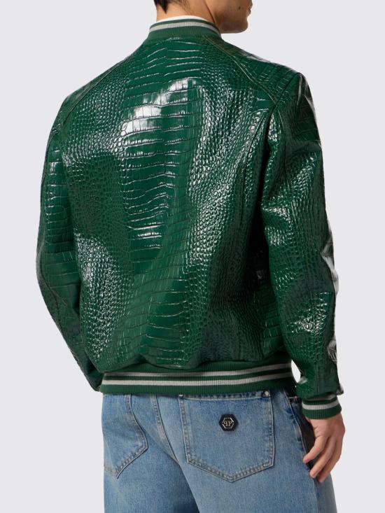 26SS 필립 플레인 봄버 자켓 SAFCMLB2034PLE010N 05 Green - PHILIPP PLEIN
