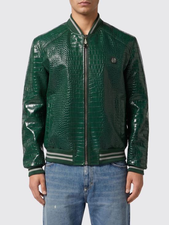 26SS 필립 플레인 봄버 자켓 SAFCMLB2034PLE010N 05 Green