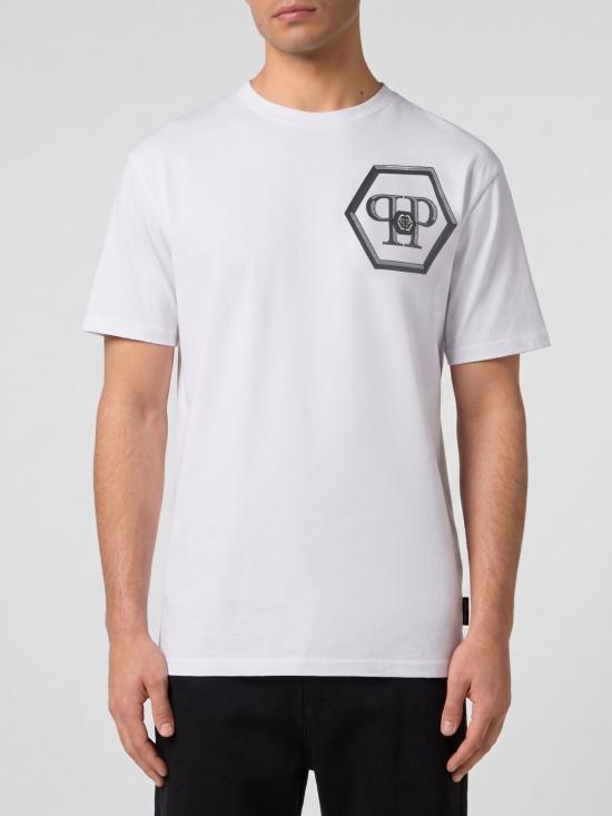 26SS 필립 플레인 반팔 티셔츠 SAFCMTK8886PJY002N 01 White