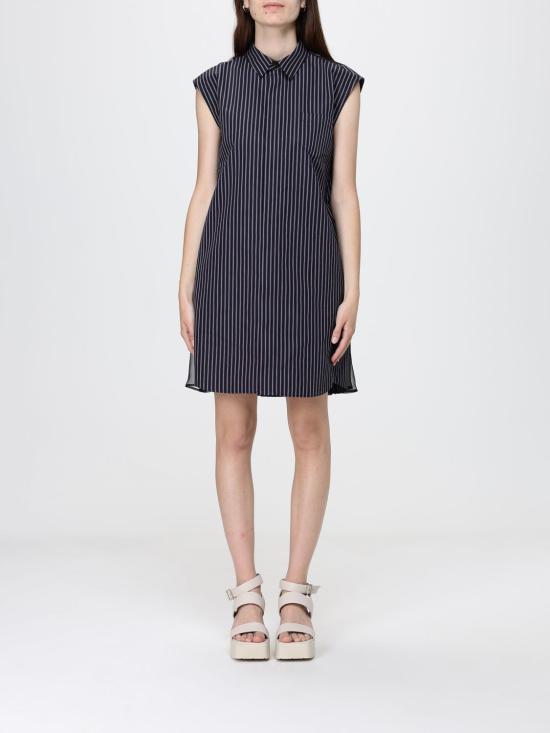 26SS 사카이 롱 원피스 2608482 222 Navy