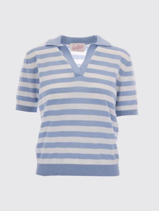 26SS 세인트바쓰 폴로 티셔츠 EVO0001 00254L Blue - MC2 SAINT BARTH
