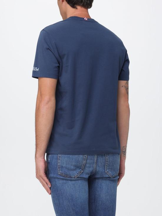 26SS 세인트바쓰 반팔 티셔츠 POT0001 07973L Blue 3 - MC2 SAINT BARTH